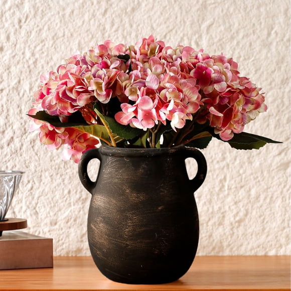 Dvkptbk ceramic vase Ceramic Vase Double Ears Kitchen Ceramic Flower Utensils Farmhouses Rural Soft Decoration