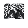 thumbnail image 5 of INSPIRE CHIC Women Zebras Printed Satin Large Square Scarves, 35"x35" Silky Neck Scarf Neckerchief Head Wrap Bandanas 35.4x35.4" White, 5 of 6