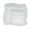 White, variant on Smarty 7" Clear Square Wave Disposable Plastic Salad Plates 120ct
