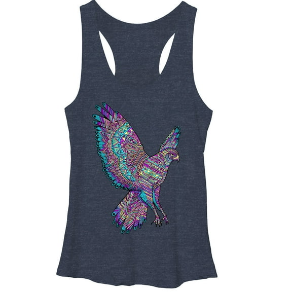 Women's Lost Gods Hawk Print Racerback Tank Top