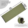 thumbnail image 3 of Runner Area Rug Soft Non-Slip Washable Carpet for Hallway Bedroom Living Room Home Decor 2"x6" Olive Green, 3 of 8