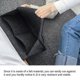 thumbnail image 4 of Bedside Sofa Desk Felt Hanging Organizer Bag With 5 Pockets For Holds Tv Remotes, Magazine, Books, Cell Phone, Glasses, Ipad, 4 of 5