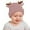 Pink, variant on Kid Beanie Toddler Winter Hat Cute Antler Reindeer Crochet Knitted Hat Christmas Hat Warm Cap for Boys Girls Yellow One Size