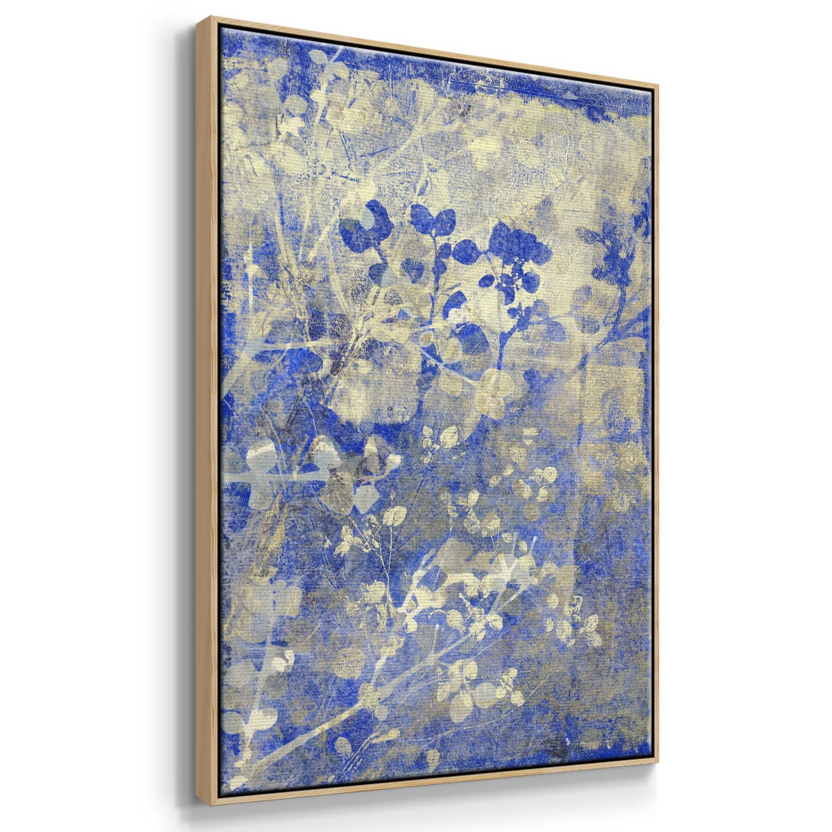 Boundless I Framed Premium Gallery Wrapped Canvas - Ready to Hang - 27 x 41 - Natural Wood Floating Frame