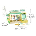 thumbnail image 4 of Teamson Kids My Little Helper Fishing Shop & 26 pc. Accessory Set, Green/Yellow, 4 of 6