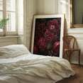 thumbnail image 3 of Burgundy Blooms Floral Drama - Painting Floral Flowers Botanical Nature Vintage Unframed Wall Art Print 16 x 20 inches, 3 of 13