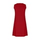 thumbnail image 5 of Vestido sin mangas con cuello en V para mujer, estilo informal y holgado con bolsillos, tejido de poliéster, tallas S-XXL, para playa/fiesta, 5 of 5