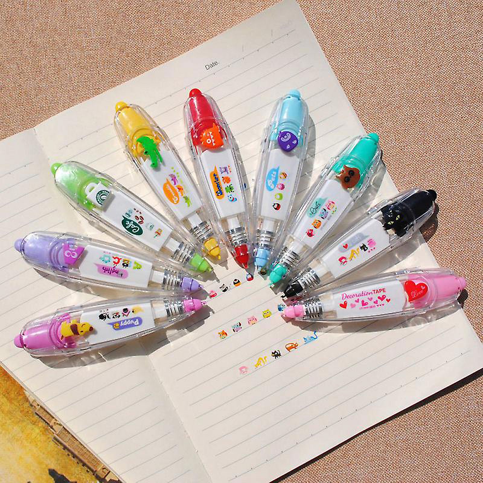 4pcs Decorative Correction Tape