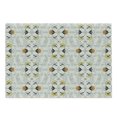 thumbnail image 1 of Grey and Yellow Cutting Board, Paisley Style Flowers Ivy Swilrs Leaves Image, Decorative Tempered Glass Cutting and Serving Board, Large Size, Pale Grey Marigold, by Ambesonne, 1 of 1