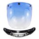 thumbnail image 1 of Bubble 3 Snap , para cascos de motocicleta abiertos Parabrisas universal solar duradero Parabrisas Visor de lente de casco de , Azul degradado Yotijar visera de burbuja de motocicleta, 1 of 6