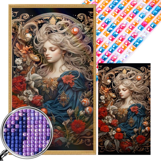 5D DIY Taladro Cuadrado AB Parcial Kit Arte 45x75cm