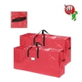 thumbnail image 1 of Elf Stor 83-DT5517 Lot de 2 Sac de Noël Extra Large pour Arbre jusqu'à 9 Pieds Rouge, 2 Unités, 1 of 2