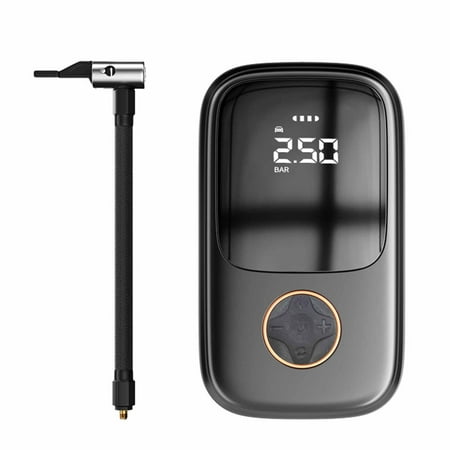 

Premium Christmas Sale Wireless Electric Pump 12V Dc Portable Tire Inflator Pump Auto Shut Off Feature Digital Lcd Display Emergency Led Flashlight For Car Truck Motorcycle