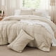 thumbnail image 3 of Juego de Edredón Bedsure Queen con Pliegues Pinch 4 Piezas Lino Estilo Bohemio, 3 of 9