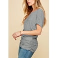 thumbnail image 4 of Made by Johnny Women's Dolman Drape Top with Side Shirring XS HEATHER_GREY, 4 of 6