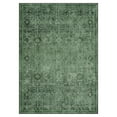 thumbnail image 3 of Lahome Washable Rug 5'x7' Stain Resistant Non-Slip Ultra-Thin Area Rug for Living Room, Bedroom, Kitchen, Office and Entryway, Vintage Soft Floor Carpet,Dark Green, 3 of 7