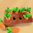 thumbnail image 7 of Herrnalise Dog Chew Toys New Carrot Farm Plush Toy with Sniffling Mat and Interactive Puzzle Snuffle Mat Featuring 8 Plush Carrot Toys - Promotes Natural Foraging and Plush Training for Pets, 7 of 7