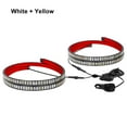 thumbnail image 3 of ZheElen 2pcs/set First Responder Construction Vehicles Safety LED Light Strip 70 Inches White+Yellow, 3 of 6