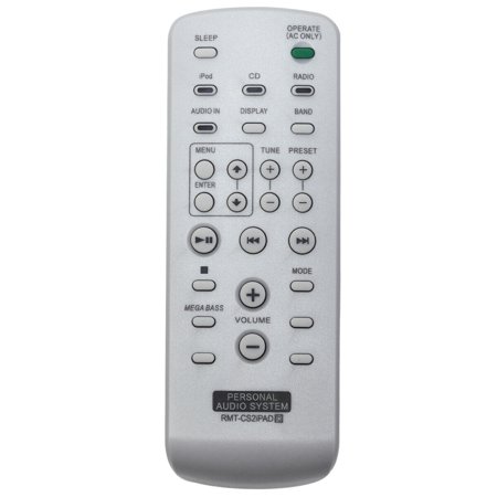 New RMT-CS2iPAD Replace Remote Control for Sony Audio System ZS-S2iP ZS-S4iP