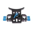 thumbnail image 4 of Tachiuwa Lens Support Rail Block 15mm Clamp Clip Bracket for DSLR Focus Follow Rig Blue, 4 of 8