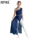 thumbnail image 2 of Vestido de baile lírico de Ballet para niñas, leotardo de gimnasia con falda de malla transparente, patinaje artístico, traje de baile contemporáneo moderno, 2 of 5