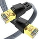 thumbnail image 2 of Cable Ethernet STTP 40 Gbps Cat 8 RJ45, cable de conexión de red LAN para enrutador, módem, Internet, cable Ethernet RJ 45, 2 of 8