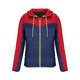 thumbnail image 4 of Dolkfu Sudadera con capucha para hombres de color combinado, chaqueta deportiva con cremallera completa, chaqueta ligera y de combinación para hombres. L, 4 of 7