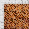 thumbnail image 1 of oneOone Cotton Poplin Twill Orange Fabric Animal Skin Fabric For Sewing Printed Craft Fabric By The Yard 56 Inch Wide-14K, 1 of 4