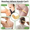 thumbnail image 3 of Back Scratcher Renook, madera de bambú, 42 cm de largo, mango, paquete de 12 unidades, 3 of 7