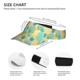 thumbnail image 4 of Bingfone Adjustable Empty Top Sun Visor for Women and Men-Pineapples1, 4 of 8