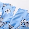 thumbnail image 6 of Ydojg Cute Bodysuits for Baby Infant Toddler Girl Clothes Shorts Sleeve Floral Romper Jumpsuit Cute Girl Clothes Blue 12-18 Months, 6 of 6