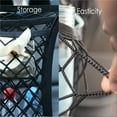thumbnail image 4 of Elastic Mesh Bag Organizer Storage Between Car Seat Luggage Cargo Net Pocket Auto Accessories, 4 of 12