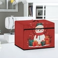 thumbnail image 5 of HELLHERO Snowman Gift Boxes Sewing Machine Covers with Storage Pocket and Carrying Handle Easy to Clean and Resuable Pocket, 5 of 8