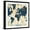 Black Frame, variant on Art.com World Map Collage v2 Art Print by Sue Schlabach, 30" x 30"