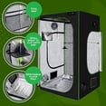 thumbnail image 2 of Medium Hydroponic Grow Tent Garden - Reflective 600D Mylar with Observation Window and Floor Tray for Indoor Plant Growing, 2 of 8