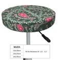 thumbnail image 2 of Paisley Pattern No.9091 Round Bar Stool Seat Covers, Elastic Round Chair Cover Stool Seat Slipcover Bar Stool Cushions Round Pad for 12-14 inch, 2 of 5