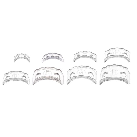 Osdhezcn Set of 8 Ring Size Adjuster Silicone Tightener for Loose Rings Comfort Fit