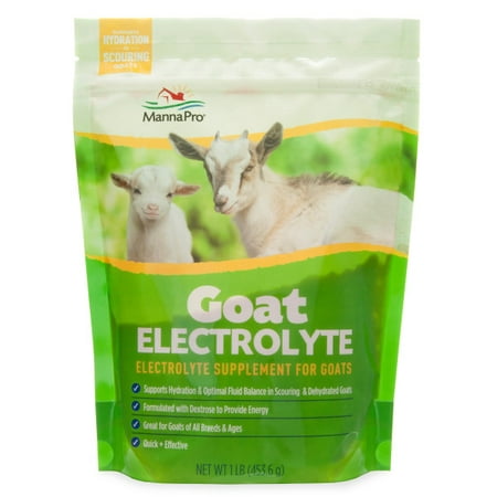 Manna Pro Goat Electrolytes, 1 lb. (Best Electrolytes For Horses)