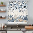 thumbnail image 4 of Blue Coastal Starfish Sheer Curtains 54 Inches Long, Beach Nautical Shell Eucalyptus Rustic Light Filering Curtains, Breathable Simi Curtain Privacy Drapes for Kitchen Bathroom Small Window Treatment, 4 of 9