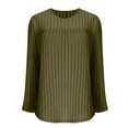 thumbnail image 4 of Enjoytime Womens Winter Tops Dressy Casual Solid Color Long Sleeve Knit Blouses Crew Neck Fall Winter Dressy Shirts 2025, 4 of 7
