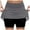 Grey, variant on Womens Skorts with Pockets Tummy Control Plus Size Athletic Pants with Pockets Fashion Casual Short Skirt Purple, XXL