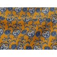 thumbnail image 4 of oneOone Viscose Jersey Fabric Leaves & Floral Block Decor Fabric Printed BTY 60 Inch Wide, 4 of 4