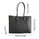 thumbnail image 3 of Bolso de mano de cuero de mujer Bolso de hombro – Bolso grande para el trabajo, bolsillo con cremallera, asas resistentes – Negro/Blanco/Café/Marrón – Uso diario en otoño invierno, 3 of 6