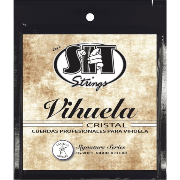 SIT Strings CG-VHC1 Vihuela Clear Nylon Classical Guitar Strings — 5-string set