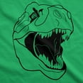 thumbnail image 4 of Mens Ask Me About My Trex T Shirt Funny Cool Dinosaur Flip Graphic Novelty Tees Graphic Tees, 4 of 5