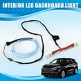 thumbnail image 6 of Car Interior LED Dashboard Frame Light Instrument Panel Trim Atmosphere Light for 2015 2016 2017 2018,1 * Light Bar 1 * Wiring,black & blue, 6 of 8