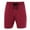 Zinfandel Red, variant on Knit Pajama Lounge Short with Side Pockets (Men Big & Tall)
