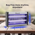 thumbnail image 3 of Aspectek Insect Fly Killer for Mosquitos, Flies, Moths, 2800V, 2 Bulbs, 3 of 7