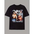thumbnail image 1 of Rap Singer - Men's Memorial Graphic T-Shirt - Black Casual Streetwear with "03 Shaker" Print, Unisex Summer Tee, Cotton, Machine Washable, 1 of 6