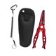 thumbnail image 4 of Alicates de pesca de punta larga, accesorios, agarre cómodo y ligero. Rojo, 4 of 9